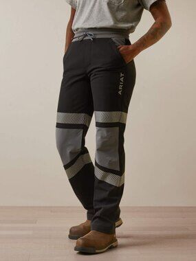 NWT Ariat Rebar DuraStretch Pull-on Slim Leg Work Pants Black XXL